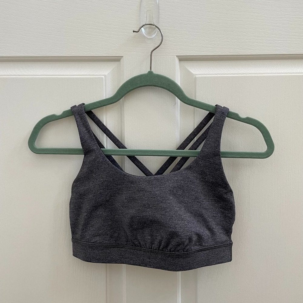 Lululemon Energy Bra - Heathered Black